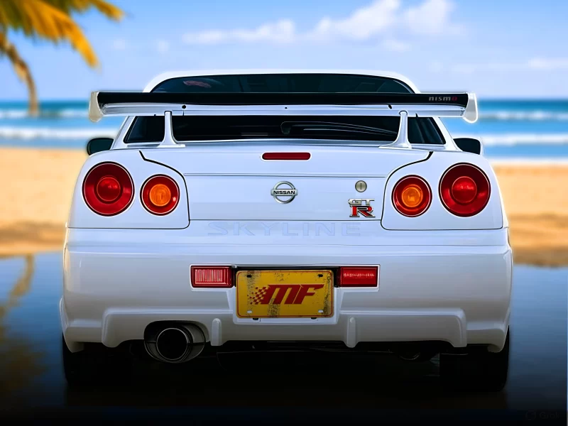 Skyline R34 Banner 4x4